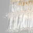 Loft Industry Modern - Hairy Glass Line Chandelier